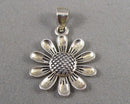 Sunflower Pendant 925 Sterling Silver (Vintage) H010-25