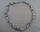 Sodalite & Quartz Necklace Vintage H028-8