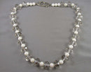 Faceted Beaded Necklace Vintage H028-10