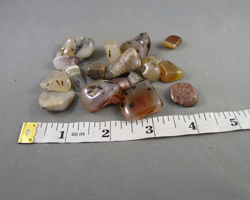 Natural Agate Polished Stones 5pcs J179**