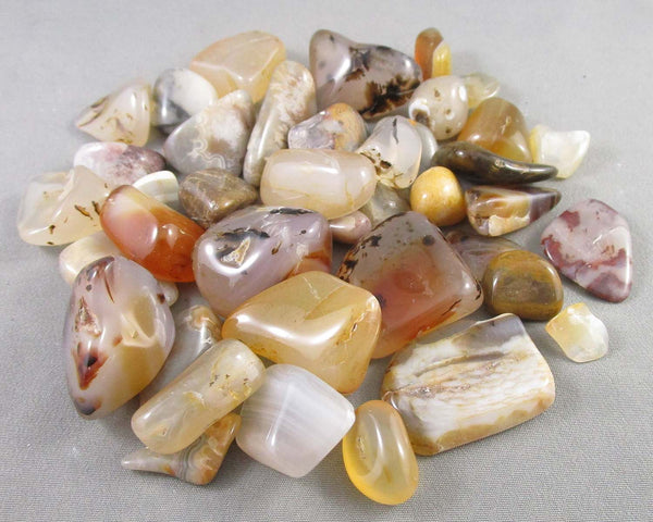 Natural Agate Polished Stones 5pcs J179**