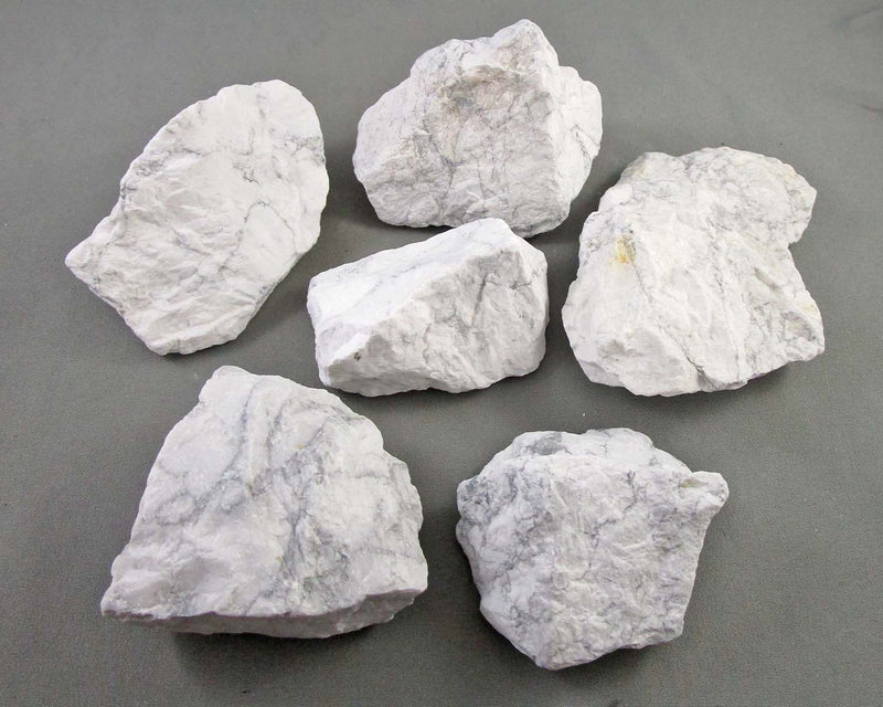 White Howlite Stone (Medium) Raw 1pc H047