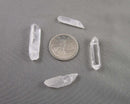 Clear Quartz Crystal Points (Drilled) 4pc (C110)