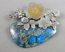 Imperial Jasper Brooch (Vintage) H060-10