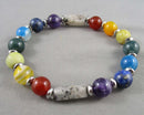 Mixed Gemstone Bracelet (Vintage) H060-14