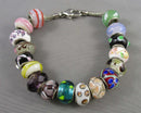Pandora Style Charm Bracelet (Vintage) H060-18