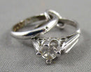 Wedding Rings Pendant 925 Sterling Silver (Vintage) H060-19