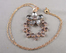 Pretty Rhinestone Pendant Necklace (Vintage) H060-22