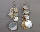 Shell Gemstone Earrings H060-25
