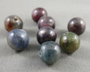 Ruby/Sapphire Beads 6mm Round  8pc C251