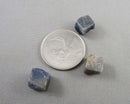 Raw Sapphire Beads 9mm Cube 3pc C245