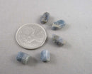 Raw Sapphire Nugget Beads 5pc C234