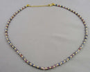 Faceted Ruby & Sapphire Gemstone Necklace Z004