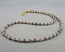 Faceted Ruby & Sapphire Gemstone Necklace Z004