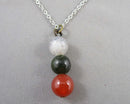 Mixed Gemstone Pendant Necklace (Vintage) H061-2