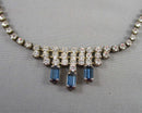Rhinestone Crystal Necklace (Vintage) H061-7