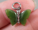 Jade Gemstone Butterfly Pendant (Vintage) H061-8