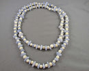 Blue Quartz Gemstone Necklace (Vintage) H061-9