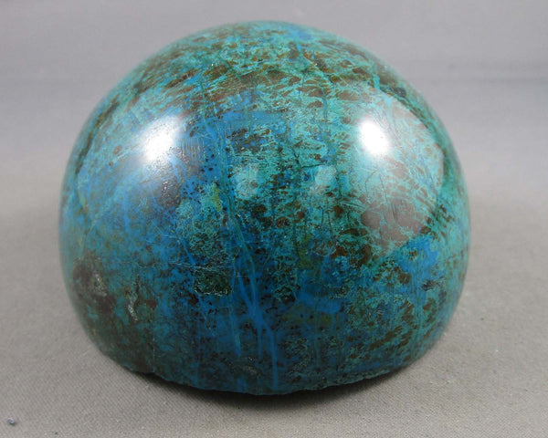 Chrysocolla and Malachite 1/2 Sphere 1pc (B027-3)