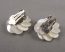 Mother of Pearl Clip on Earrings H061-13