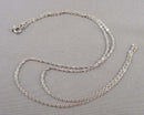 1.4mm Round Link Chain Necklace 925 Sterling Silver H061-19