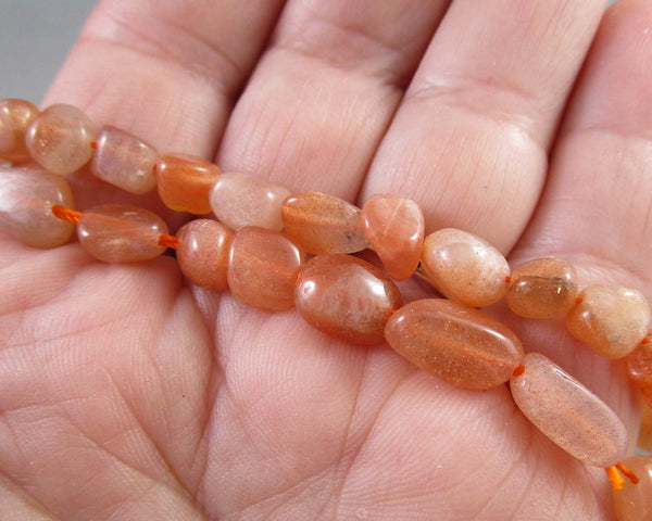 Sunstone Nugget Beads (C455)