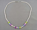 Natural Pearl Necklace "Icky Icky Icky"  (Vintage) H061-24