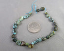 African Turquoise Nugget Beads (C454)