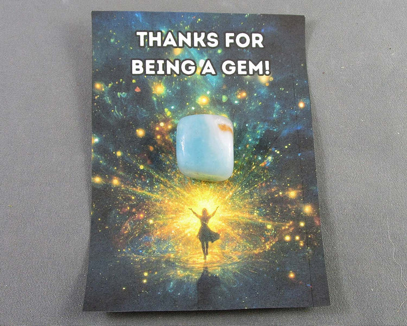 "Thanks for Being a Gem!" Crystal Gift Appreciation Card 1pc