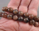 Chiastolite Beads Round (Various Sizes)