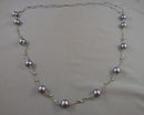 Faux Pearl Necklace (Vintage) H129-24