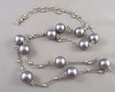 Faux Pearl Necklace (Vintage) H129-24