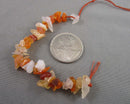 Fire Opal Raw Chip Beads C626