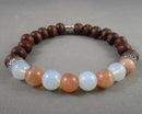 50% OFF!  Energizing Bracelet (Opalite & Sunstone) J092