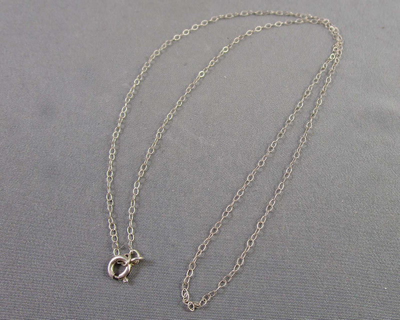 50% OFF!  925 Sterling Silver Link Chain Necklace 18" (Z052)