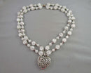 Heart Pendant Necklace (Vintage) H141-15