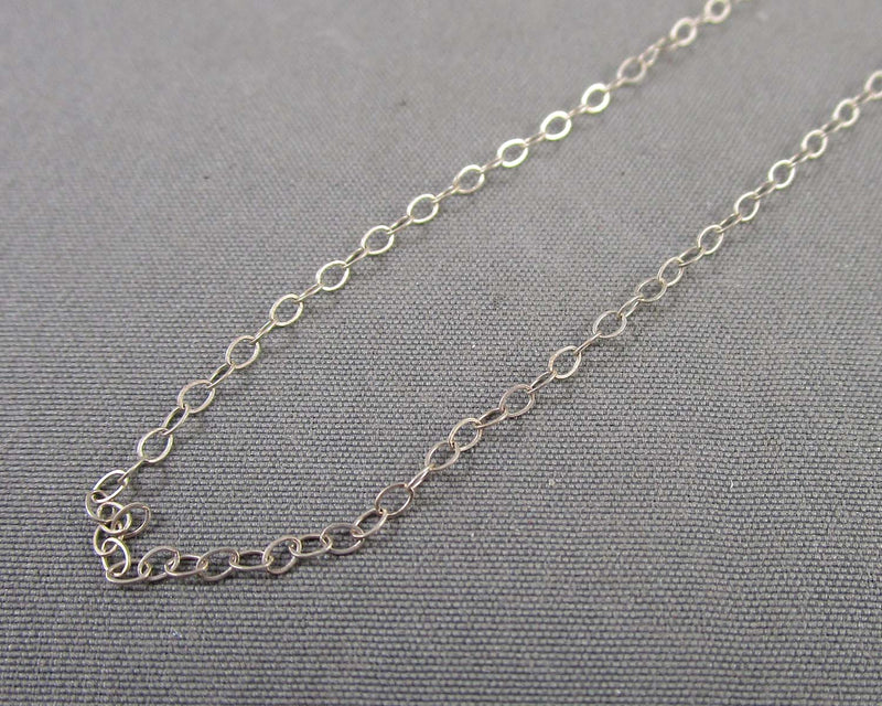 50% OFF!  925 Sterling Silver Link Chain Necklace 18" (Z052)