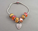 Pandora Style Charm Bracelet (Vintage) H141-20