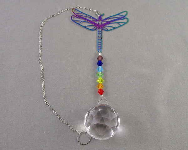 Rainbow Dragonfly Prism Sun Catcher 1pc E031