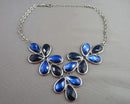 Rhinestone Crystal Necklace (Vintage) H141-22
