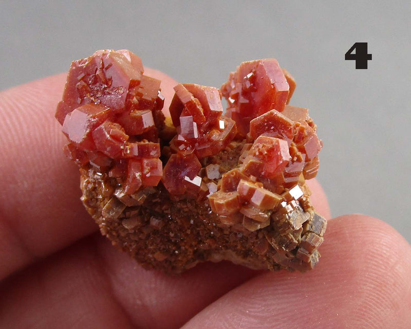 You Choose!  Vanadinite Crystal Cluster 1pc