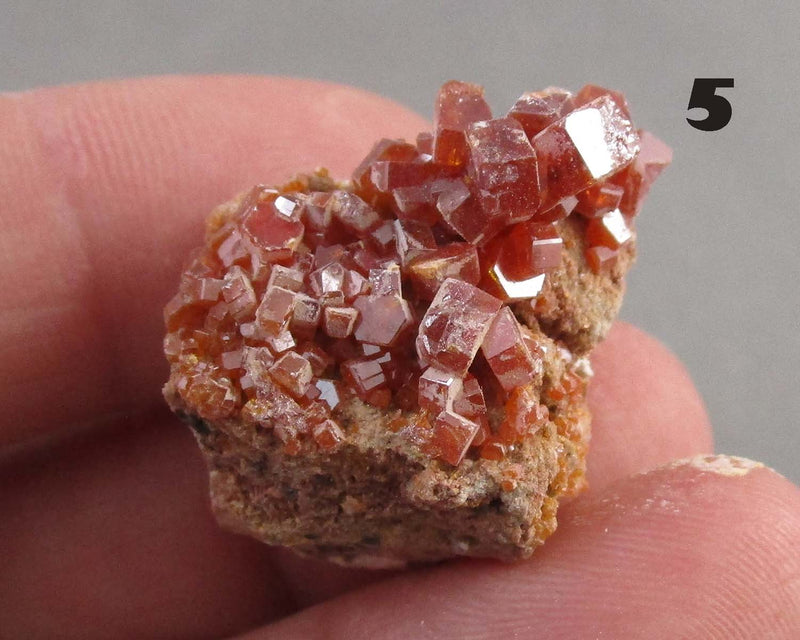 You Choose!  Vanadinite Crystal Cluster 1pc