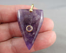 Amethyst Gemstone Pendant 1pc Z007