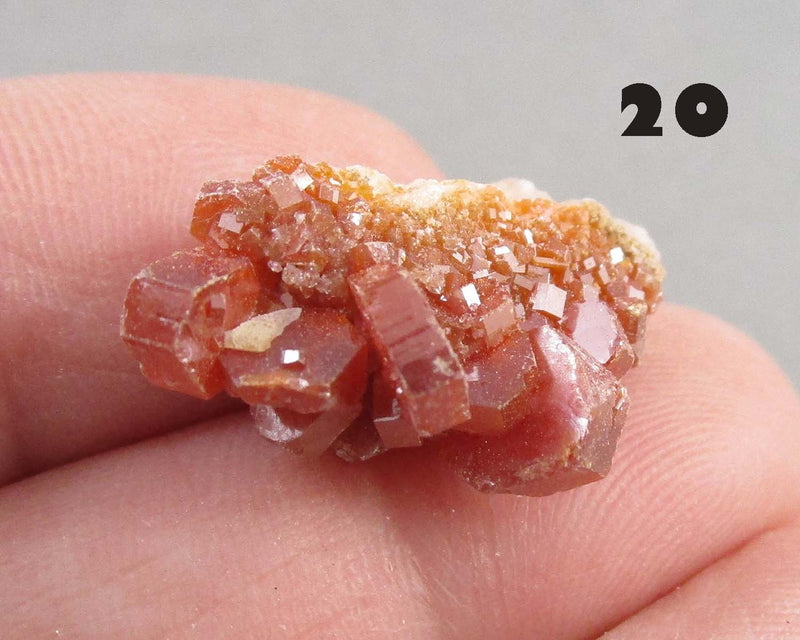 You Choose!  Vanadinite Crystal Cluster 1pc