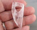Quartz Gemstone Horn Pendant Z018