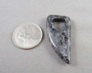 Larvikite Gemstone Horn Pendant Z023