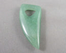 Aventurine Gemstone Horn Pendant Z025