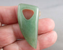 Aventurine Gemstone Horn Pendant Z025