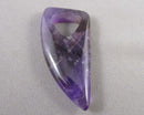 Amethyst Gemstone Horn Pendant Z029