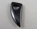 Black Obsidian Gemstone Horn Pendant Z031